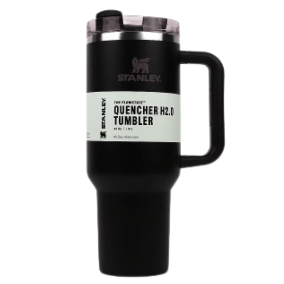 Stanley Quencher H2.0 Tumbler 1.18L (40 oz) | Matte Black Travel Mug