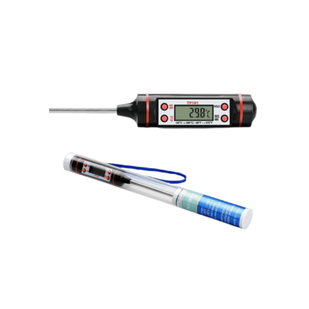 Waterproof Digital Meat Thermometer Long Probe | Grilling & Liquids