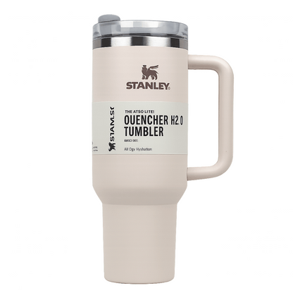 Stanley Quencher H2.0 Tumbler 1.18L (40 oz) | Matte Beige Travel Mug
