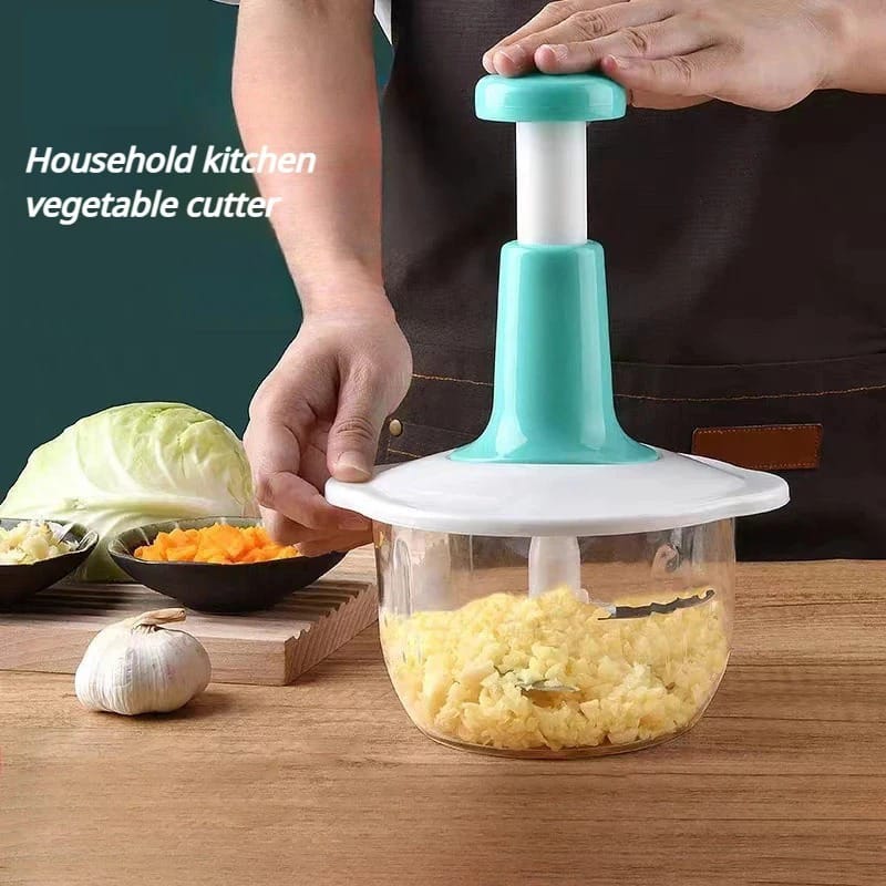 Manual Push Chopper & Food Cutter