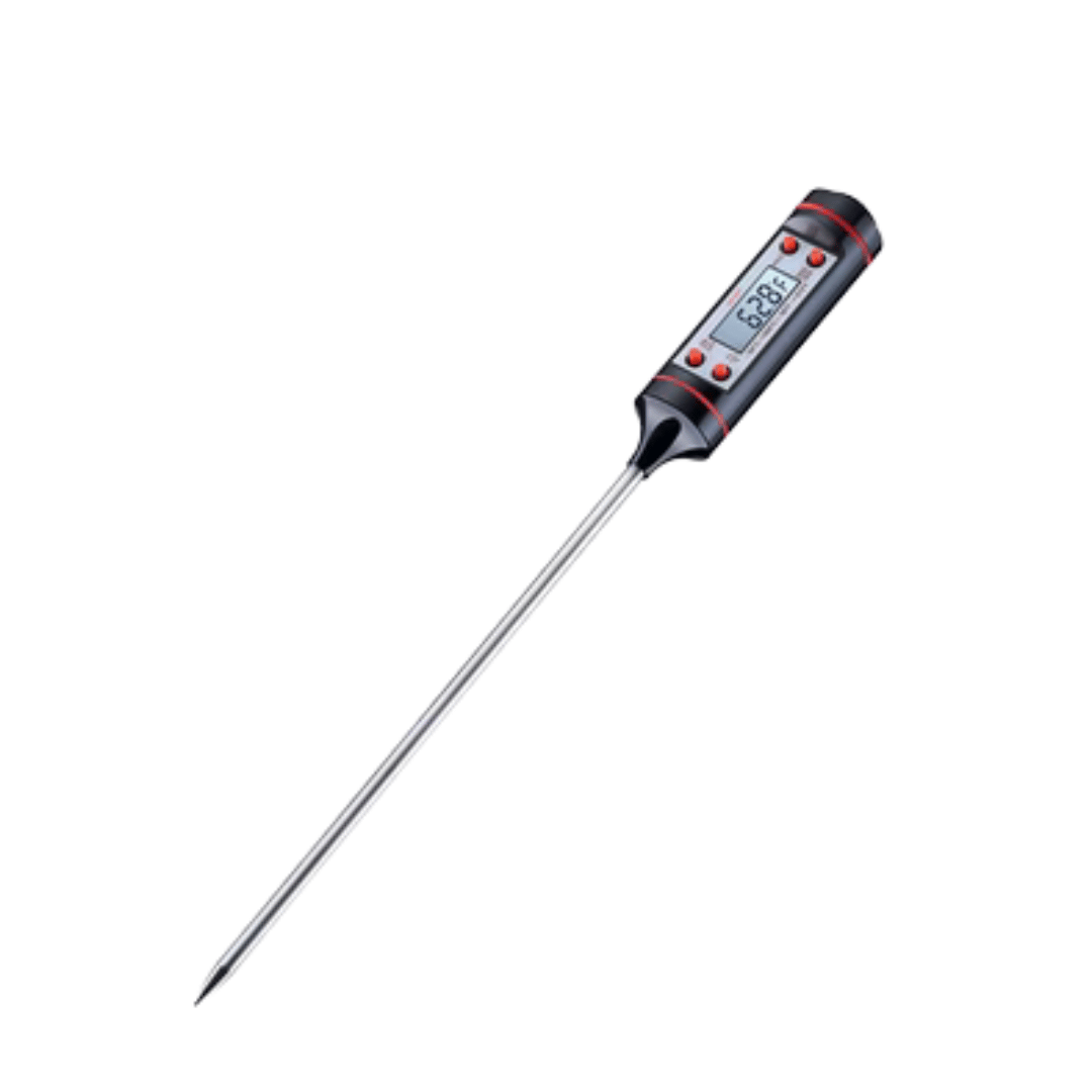 Waterproof Digital Meat Thermometer Long Probe | Grilling & Liquids
