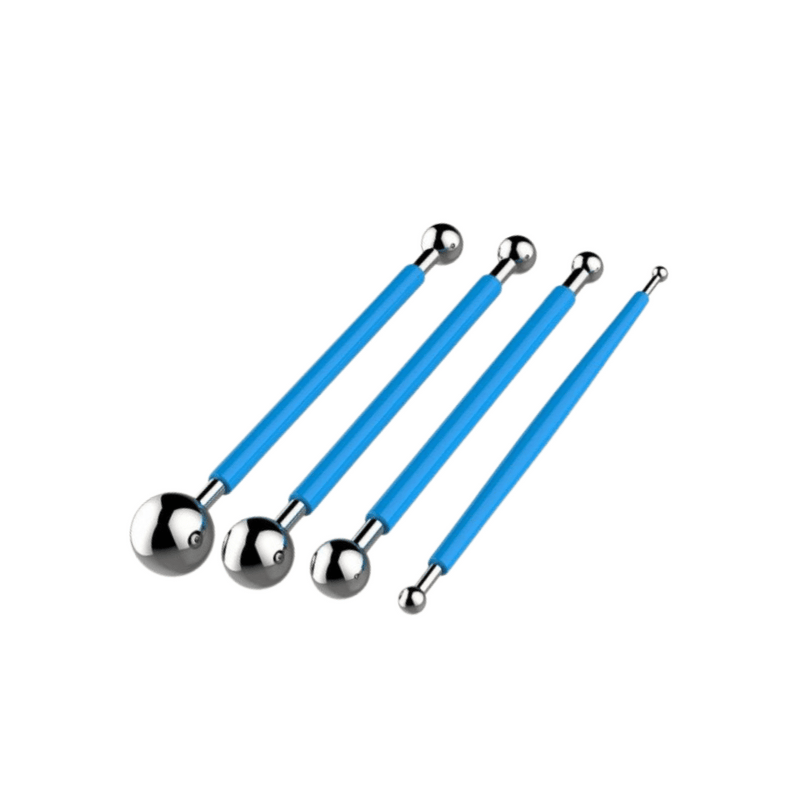 4-Piece Modelling Ball Tool Set Regular Size | Cake Decorating Tools