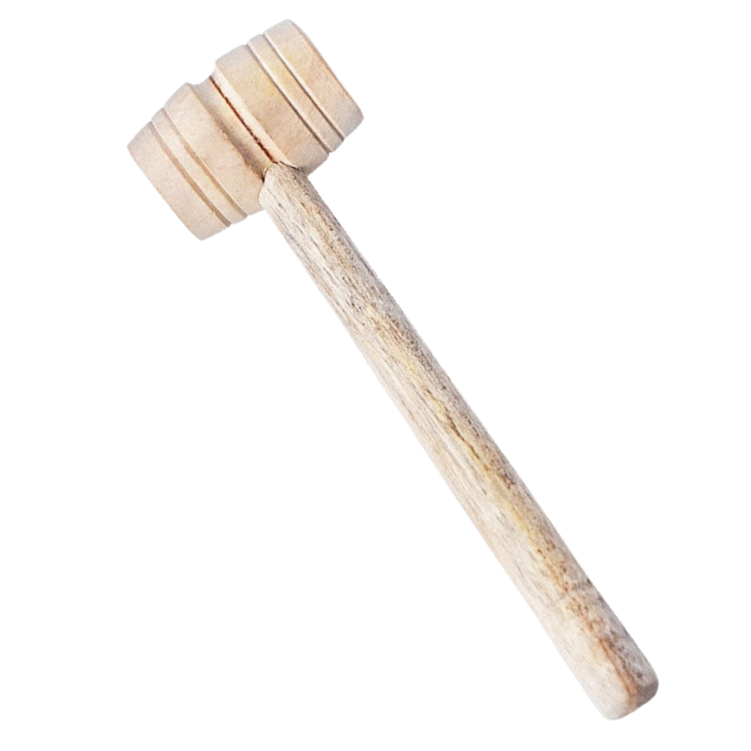 Mini Wooden Hammer for Pinata Cakes | Small Size Smashing Fun