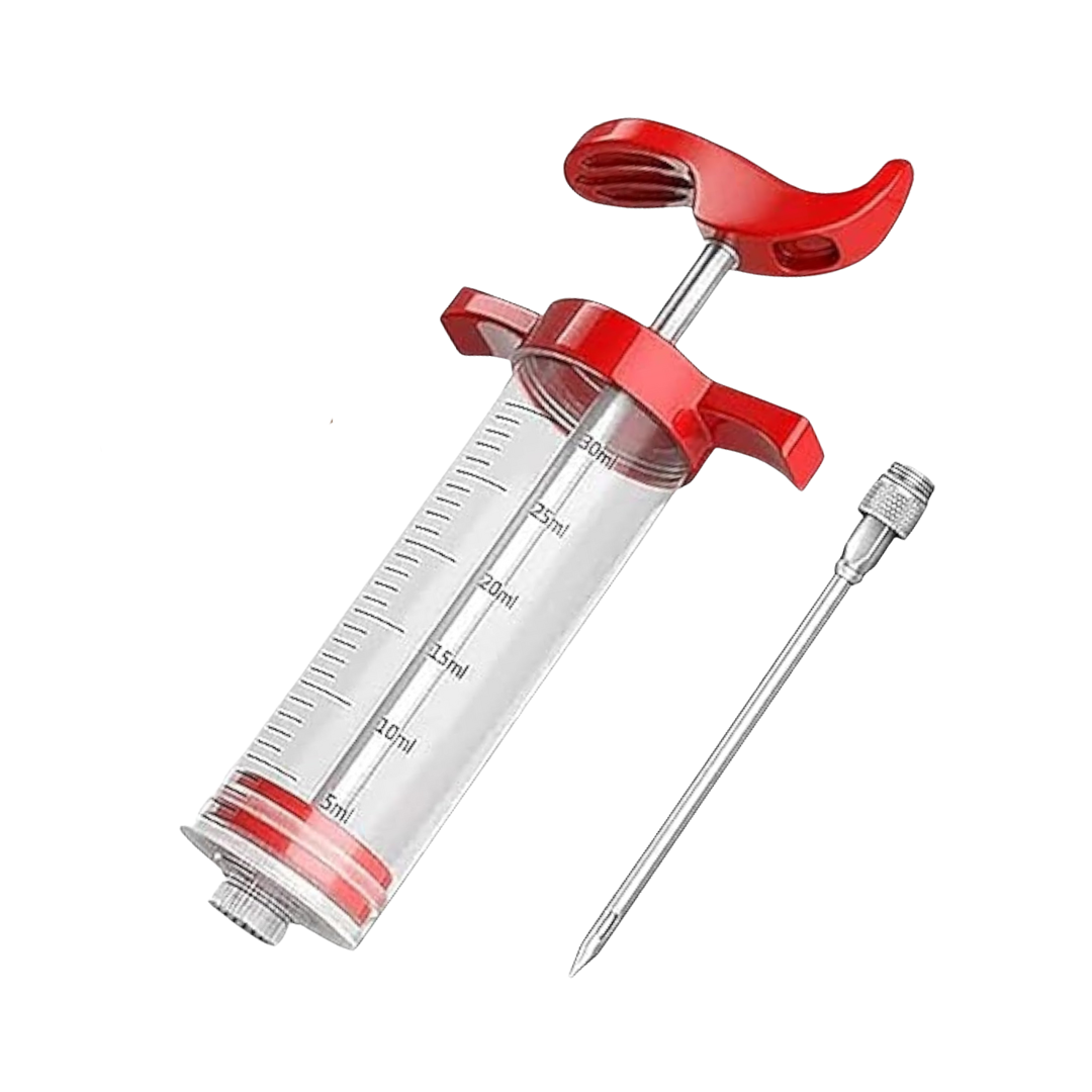 30ml Meat Marinade Injector Syringe – Stainless Steel