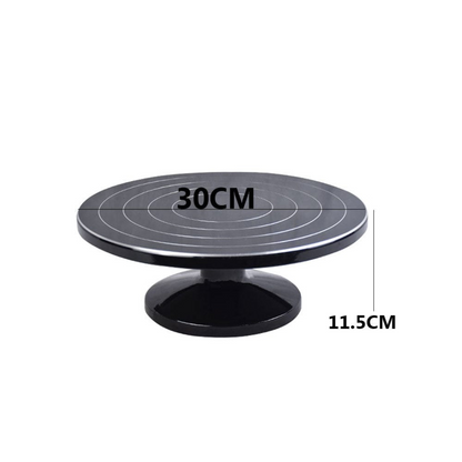 Metal Cake Decorating Turntable | 30cm Heavy-Duty Rotating Stand