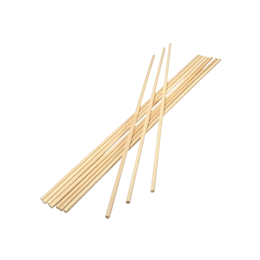 6mm Wooden Cake Dowel Rods | Pack of 12 for Tiered Cake Support