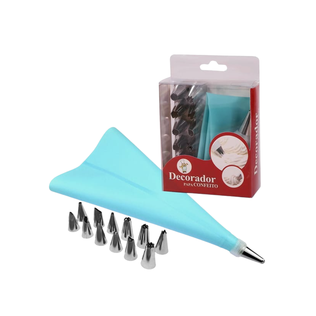 14-Piece Icing Gun Set | Cookie Press & Cake Decorating Tool